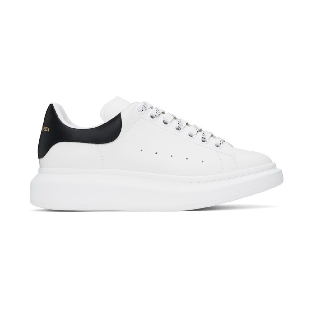 Brand new Alexander McQueen White Sneakers with Black Detail